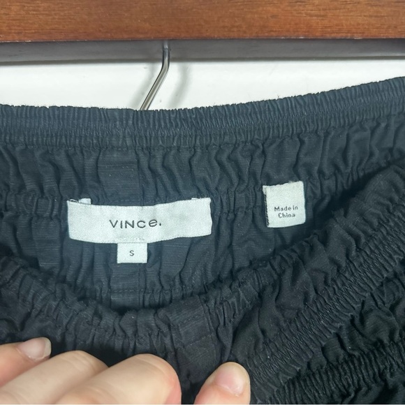 Vince Black High Waist Women Shorts - Picture 3 of 3